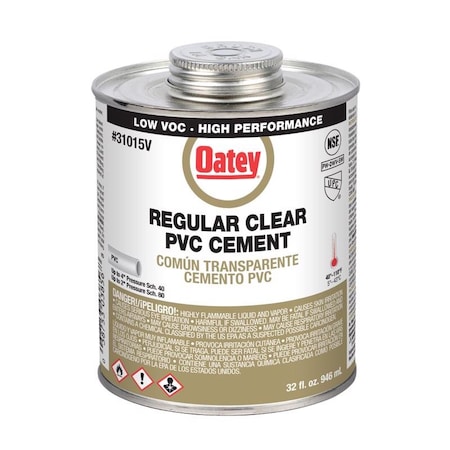 Clear Cement For PVC 32 Oz